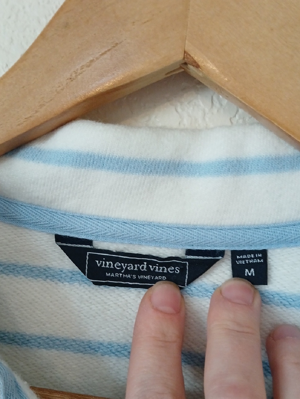 Vineyard Vines Quarter Zip Striped Pullover Sweatshirt - Picture 3 of 5